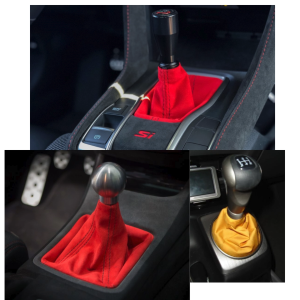 ผ้าหุ้มเกียร์-แนววัยรุ่น90 เกียร์รถ รถตู้ หัวเกียร์ ผ้าครอบเกียร์สไตล์ญี่ปุ่นจากหนังอัลคันทาร่าแท้