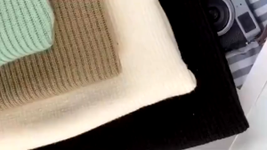 Crop Top Knit Lengan Panjang | Kaos Crop Nacy Leher Kriwil Korean Look