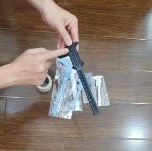 Thước kẹp mini 2 loại đo 0-80mm và 0-150mm Nhựa ABS dùng đo vẽ các kiểu khác nhau