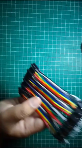 Jumper Cable Kabel Dupont 10cm Isi 10 Male-Female