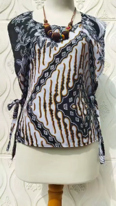Bayar Ditempat Rompi Outer Vest Batik Wanita Modern Etnik Katun Premium