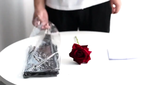 1pcs 7x40.5cm Pvc Folding Bouquet Packaging Flower Rose Gift Box Wrapping Paper Valentines Mothers Day Packing Plastic