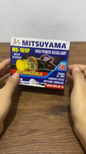 Senter Kepala LED Mitsuyama MS-169P Rechargeable