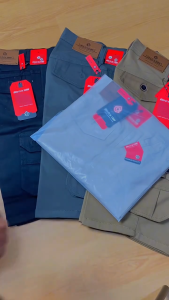 Celana Cargo Pendek Twill Cotton Premium Series Warna