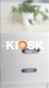 [จัดส่งพร้อมติดตั้งฟรีt] KIOSK Uni-box 2ลิ้นชัก หรือตู้ข้างเตียง รุ่น UNI-4