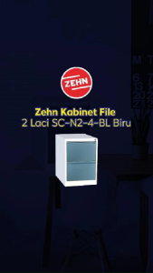 Zehn Kabinet File 2 Laci SC-N2-4-BL Biru
