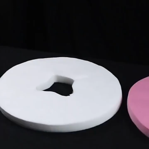 100PCS Disposable Hole Towel Beauty Salon Bed Sheet Face Pad Massage Breathing Sheet Salon Massage Detachable Face Pillow