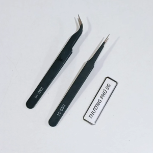 Bộ Nhíp 2 cây dài 11Cm / Gồm 1 cây đầu Nhọn và 1 cây đầu Cong