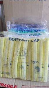 🌟 หมวกตัวหนอน สำหรับ ห้องอาหาร โรงพยาบาล สปา แพคละ 50 ชิ้น