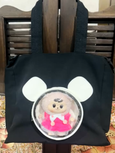 พร้อมส่งในไทย🇹🇭กระเป๋าสะพายไหล่ ใส่ลาบูบู้/Bao Oa/Baby three ไปเที่ยวได้ น่ารักมาก😊😆 ขนาดใหญ่ จุของได้เยอะ ✅ใส่ไอแพดได้