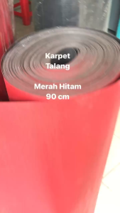 Karpet Talang Air Anti Bocor 90cm 55cm 110cm Permeter Merah Hitam Alas Atap Talang Air Rumah Kandang Kanopi Pagar Bahan Lentur Elastis Fleksibel Tidak Mudah Sobek Tahan Segala Cuaca
