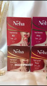 TUBE NEHA HENNA PASTE / HENNA HALAL 25GR | Cherry Chery | Mirchi | Red | Maroon | Dark Brown | White | Classic Henna Cerianti