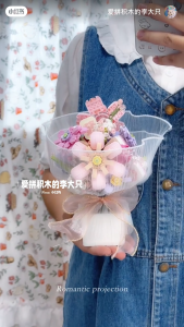 [NANOBLOCKS] Bunga Mawar Valentine Nano blok Mainan Susun Balok Anak Bricks DIY