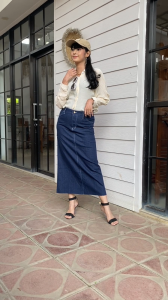 ROK JEANS WANITA 7/9 UNFINISH CUTTING KOREAN STYLE PINGGANG MELAR TERBARU