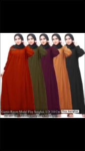 Gamis Rayon Model Floy: Pilihan Gaya Modern