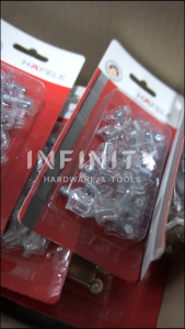 HAFELE ปุ่มรับชั้น อะไหล่เฟอร์นิเจอร์ รหัส 482.05.438 ขนาดแกนหนา (รูเจาะ) 5 มม. (แพ็ค20ชิ้น)