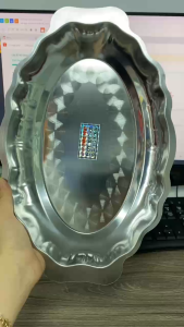 Chảo né dĩa né cạn dĩa hột xoài inox 430 siêu bền