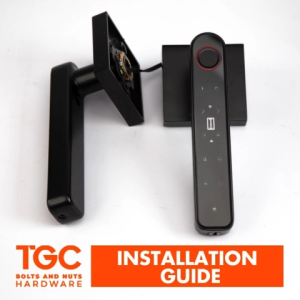 TGC Security Door Lockset / Fingerprint Door Handle / Tuya App Lever Lock Set