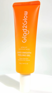 Gel Eksfoliasi Wajah Glad2Glow: Apricot Glycolic Acid Exfoliating