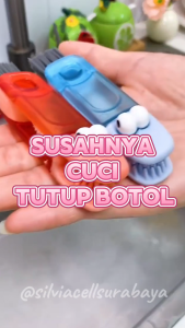 Sikat Cuci Pembersih Sudut Mulut Gelas Tutup Botol Susu 3in1 Gap Brush