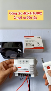 Công Tắc Điều Khiển Từ Xa 2 Thiết Bị #Honest HT-6802-1