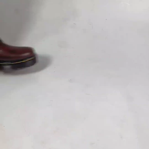 Athar - Salawasna Sepatu Kulit Pria Low Boots Burgundy Black