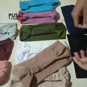 Ciput Bandana Pita Kaos Dalaman Hijab Wanita Simple Instant Premium | PUSAT TIMUR