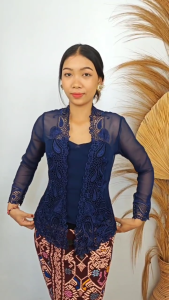SudanBali (HANYA KEBAYA) Baju Kebaya Jadi Sifon Bordir Kebaya Bali Modern Wisuda
