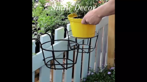 Giỏ Treo Chậu Cây Smile Decor Sắt Đa Năng Chất Lượng Cao Dễ Lắp Đặt - Xuất Khẩu