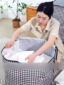 Foldable Storage Box Multi Purpose Waterproof Dustproof Moisture-Proof Non-Woven Fabric Clothing Luggage Carrying Bag