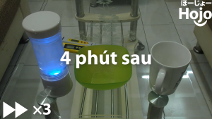 [HCM] Bình tạo nước hydrogen từ điện phân 2 tấm lưới điện cực TITAN phủ Platinum HYDRO II＋H2 (MADE IN JAPAN)
