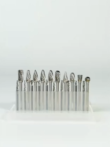 Ktools Extra Long 100mm Tungsten Carbide Burr 3x6mm Shank Dual Cutting Heads for Metal Wood and Mould Carving