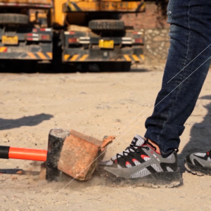 LARNMERN Sepatu Safety Pria Anti-Slip dengan Bahan Tahan Lama dan Ujung Besi LM170128