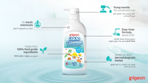 PIGEON Original Baby Bottle Liquid Cleanser (200ml bottle/ 700ml foam pump/ 700ml pump+650ml refill/ 650ml refill x 2)