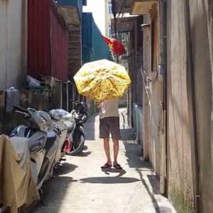 Ô Che Mưa Nắng Ô Gấp Gọn Che Nắng Mưa Chống Tia UV . Dù Gấp Gọn Hình Gấu Dễ Thương