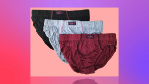 George Underwear 3 Pieces in 1 Pack (Small to XL/Adult) Assorted Colors Inside Garter Brief for Men