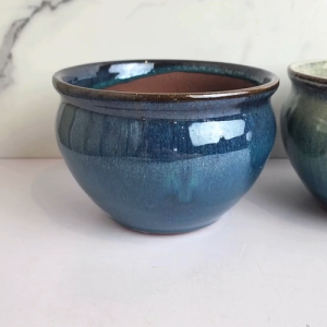 The Leaferie Aubrey Shallow plant pots Ceramic flowerpot flowerpots flower pot planter planters