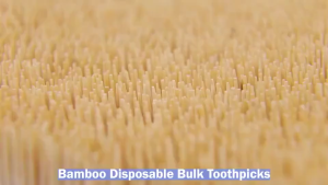 🔥Hutyet👍 100/200PCS/Pack Household Double-Head Bamboo Toothpick Disposable Fruit Single Sharp Tooth Sticks Cleaning Teeth Fruit Picks Hotel Supermarket Strip Toothpicks