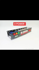 V POWER รุ่น F16F17R16 ปลั๊กโหลดซิงเกิลเฟส 2U  ใช้สายไฟเบอร์6