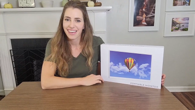 จอภาพแบบพกพา PORTABLE MONITOR 15.6นิ้ว 1080P IPS แบบพกพาลำโพงคู่ในตัวรองรับการใช้งานกับคอมพิวเตอร์แล