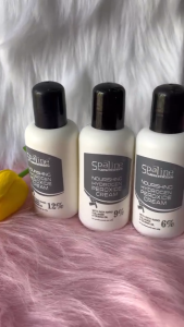 Oxy trợ nhuộm tóc SPALINE 100ml OXY NHUỘM TÓC SIZE NHỎ 100ml (3% 6% 9% 12%)