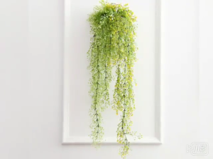 Simulated green plant wall hanging home decoration wall plastic flower hanging basket plant vine