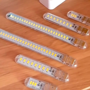 [HCM] Thanh đèn LED mini 8 bóng 24 bóng siêu sáng cổng cắm USB thích hợp để bàn học đọc sách đầu giường -TyHome