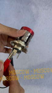 Lampu LED Utama Motor Mobil MOSCOW R1 H4 + DEVIL BIRU Laser Gun D1 2 Lasergun AC DC  LAMPU LED MOBIL MOTOR H4 MINI PROJECTOR PROJIE Y7D SUPER BRIGHT / LAMPU UTAMA MOTOR H4 LASER / LAMPU LED MOTOR DEPAN H4 LASER HI/LO