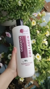 Oxy trợ nhuộm tóc siêu dưỡng không rát Swan 1000ml (chai màu trắng nắp đen )