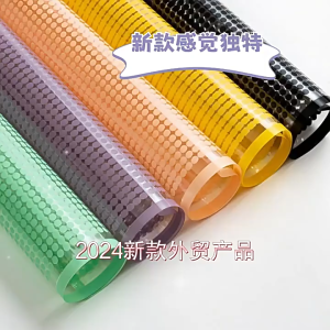 20 Lembar Plastik Buket Bunga Polkadot Buket Bunga Plastik Wrapping Kb6189