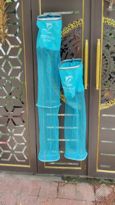 RỌNG ĐỰNG CÁ VUÔNG KHUNG HỢP KIM MẮT LƯỚI NHỎ {KHÔNG CÓ TÚI ĐỰNG} - ĐỒ CÂU ĐỨC LÂM