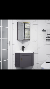 Bathroom Cabinet Lemari kamar mandi aluminium ruang minimalis modern /Wastafel Keramik /Kombinasi kabinet Wastafel---Termasuk