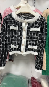 Bahan Premium untuk Wanita: Tanktop Cardigan Wanita Lengan Panjang Korea