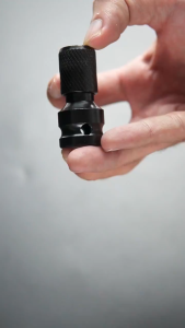 JLD Adaptor impact wrench ke bor 2pcs in 1Set - 1/2 SQUARE TO 1/4 HEX - AUTO LOCK Impact Wrench Adapter Bit Socket Adapter